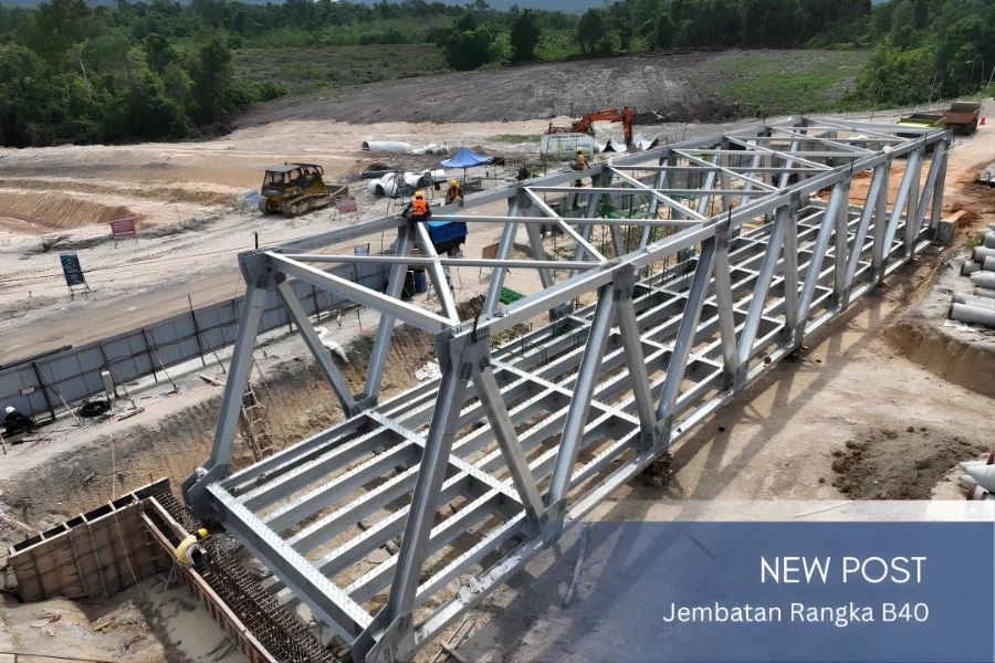 New Post Jembatan Rangka B40