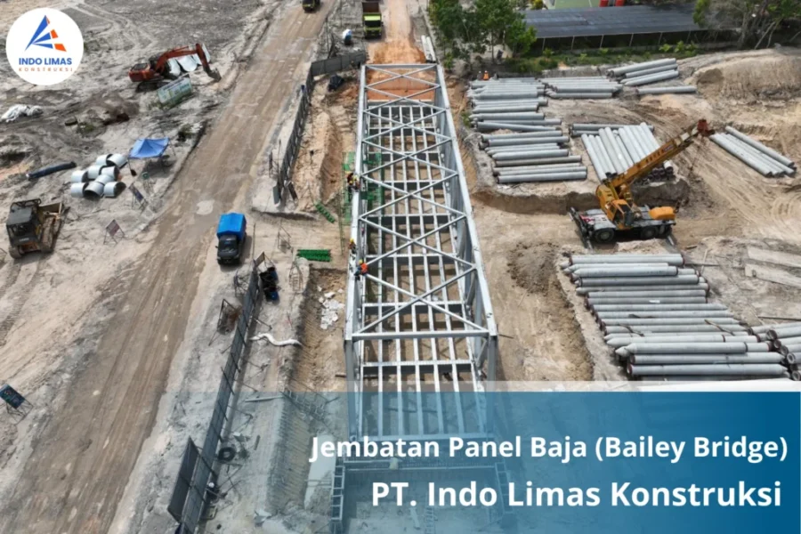 Jasa Pembangunan Jembatan Panel Baja (Bailey Bridge)
